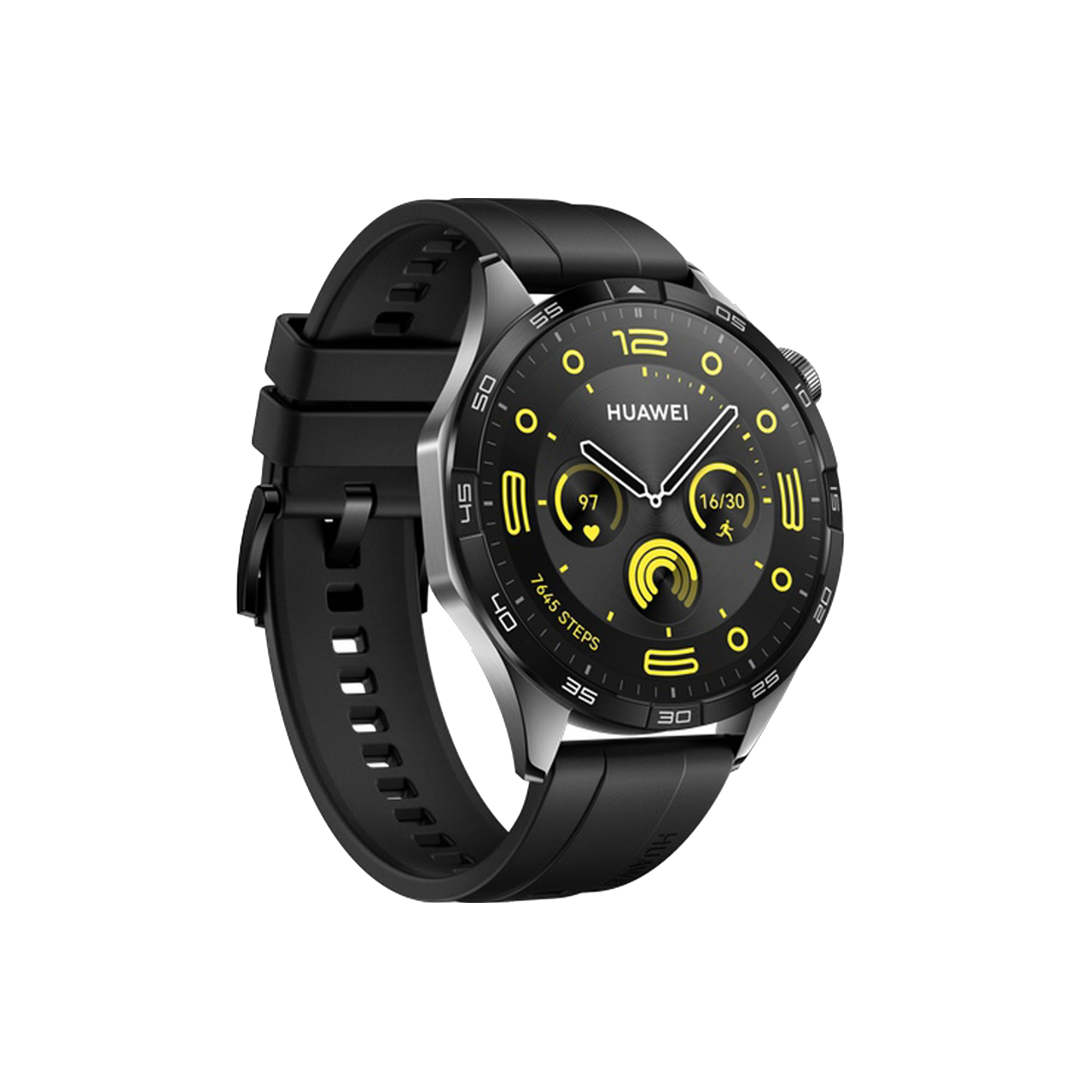 Huawei Watch GT 4 46mm - Black Fluoroelastomer Strap Huawei Watch GT 4 46mm - Black Fluoroelastomer Strap